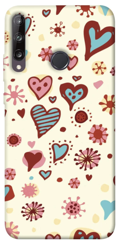 Чохол на Huawei P40 Lite E Pretty hearts фото 1 з 1