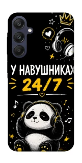Чехол на Samsung Galaxy A25 5G У навушниках 24/7 фото 1 из 1