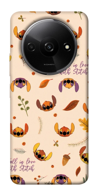 Чохол на Xiaomi Redmi A3 Fall in love with Stitch фото 1 з 1