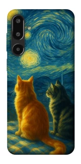Чохол на Samsung Galaxy F16 Cats under the stars фото 1 Чохол на Samsung Galaxy F16 Cats under the stars фото 1 з 1