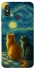 Чохол на Xiaomi Mi 8 Cats under the stars фото 1 з 1