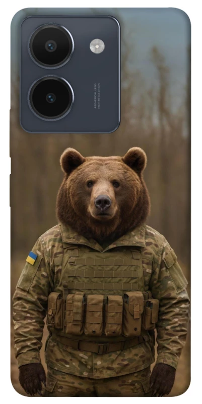Чохол на Vivo Y36 Ведмідь захисник фото 1 з 1