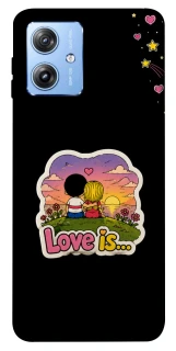 Чохол на Motorola Moto G84 Love is ver.5 фото 1 з 1
