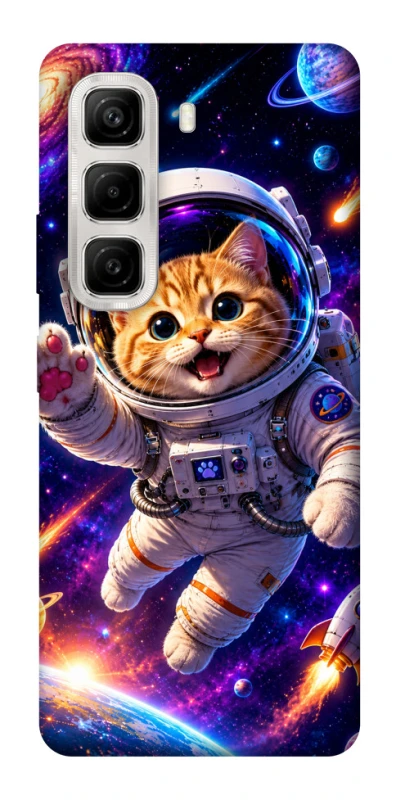 Чехол на Infinix Hot 50 4G Space Cat фото 1 из 1