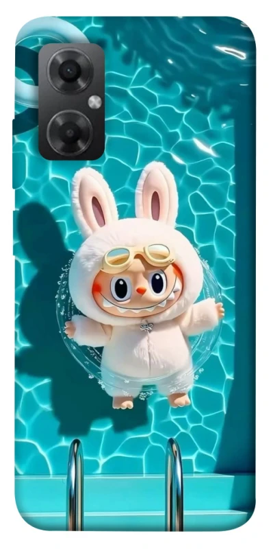 Чохол на Xiaomi Redmi Note 11R Labubu in the pool ver.2 фото 1 з 1