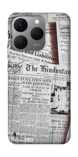 Чохол на Realme 15T Газети фото 1 з 1