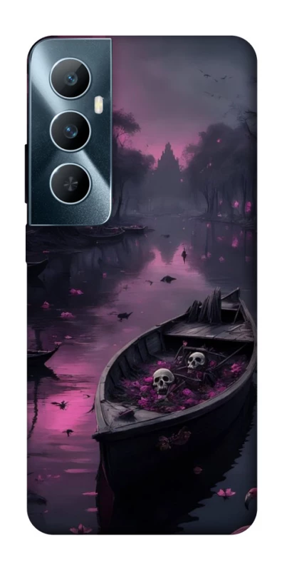 Чехол на Realme C65 4G Boat and flamingo фото 1 из 1