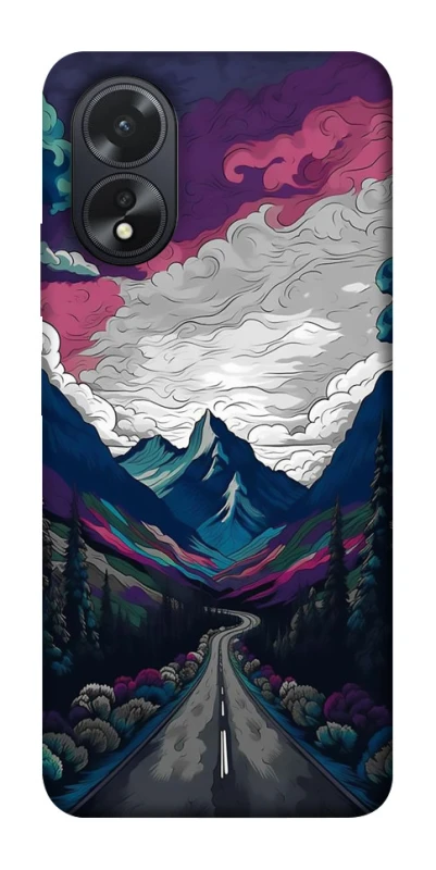 Чохол на Oppo A18 Намальовані гори фото 1 з 1