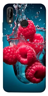 Чохол на Huawei P20 Lite Малинка у воді фото 1 Чохол на Huawei P20 Lite Малинка у воді фото 1 з 1
