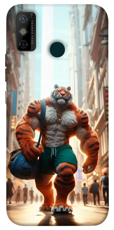 Чехол на TECNO Spark 6 Go Тигр фото 1 из 1
