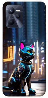 Чехол на Realme C35 Cyber cat фото 1 из 1