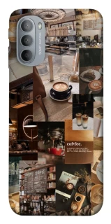 Чехол на Motorola Moto G31 Coffee collage ver.2 фото 1 из 1