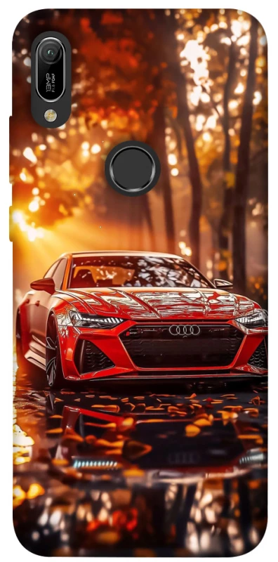 Чехол на Huawei Y6 (2019) Audi at sunset фото 1 из 1