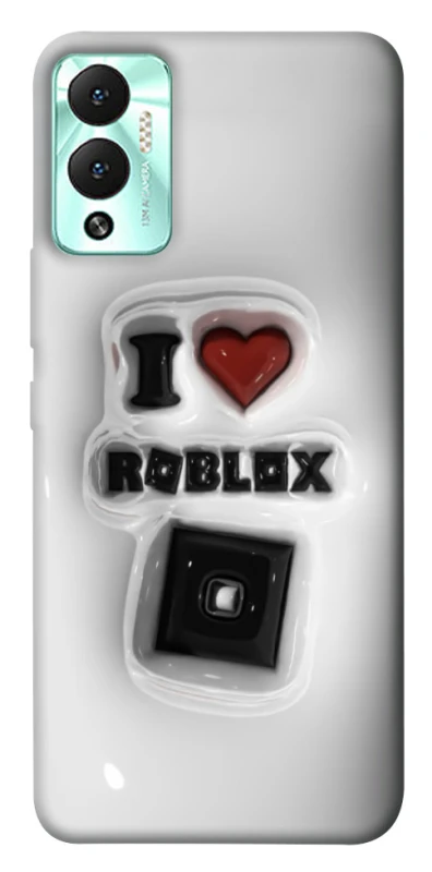 Чохол на Infinix Hot 12 Play I love Roblox фото 1 з 1
