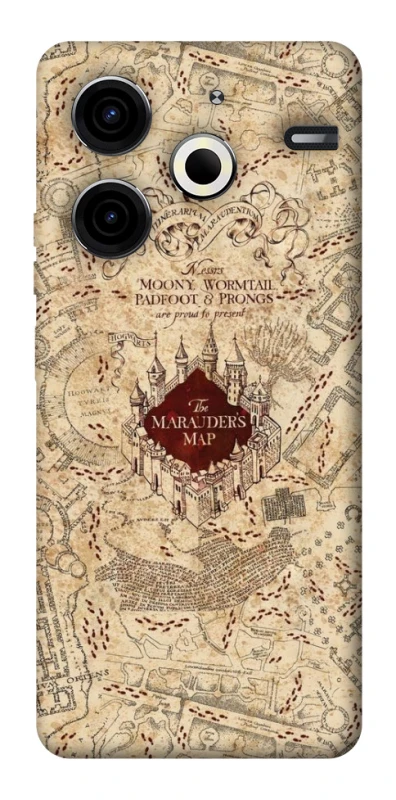 Чохол на TECNO Pova 6 Neo (LI6) Harry Potter Marauder's Map фото 1 з 1