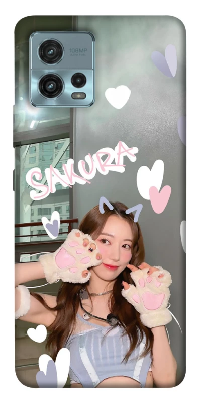 Чохол на Motorola Moto G72 Sakura - LE SSERAFIM фото 1 з 1