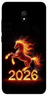 Чехол на Xiaomi Redmi 8a Red Fire Horse ver.1 фото 1 из 1