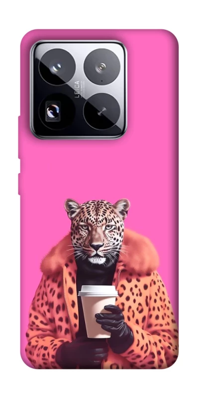 Чохол на Xiaomi 15 Pro Леопард з кавою фото 1 з 1