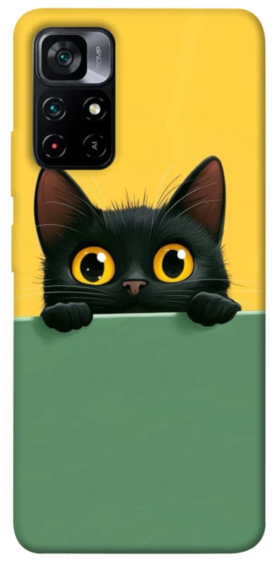 Чохол на Xiaomi Poco M4 Pro 5G Black cat v2 фото 1 з 1