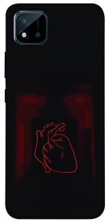 Чехол на Realme C20 Красное сердце фото 1 из 1