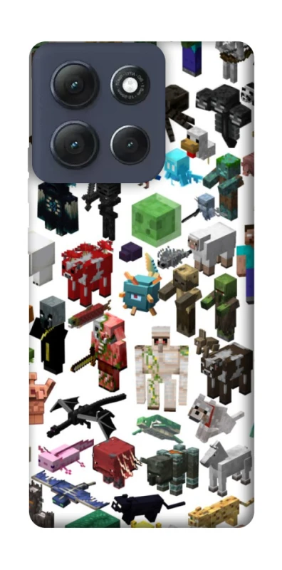 Чохол на Motorola Moto G86 Power Minecraft v4 фото 1 з 1