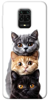 Чохол на Xiaomi Redmi Note 9s / Note 9 Pro / Note 9 Pro Max Гарні котики фото 1 з 1