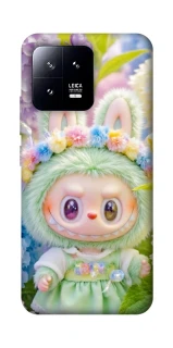 Чехол на Xiaomi 13 Labubu & Flowers ver.2 фото 1 из 1