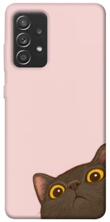 Чехол на Samsung Galaxy A52 4G / A52 5G Peeping cat фото 1 Чехол на Samsung Galaxy A52 4G / A52 5G Peeping cat фото 1 из 1