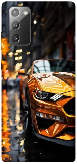 Чохол на Samsung Galaxy Note 20 Golden sports car фото 1 з 1