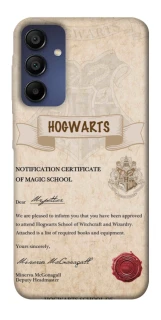 Чехол на Samsung Galaxy A15 4G/5G The Hogwarts acceptance letter фото 1 из 1