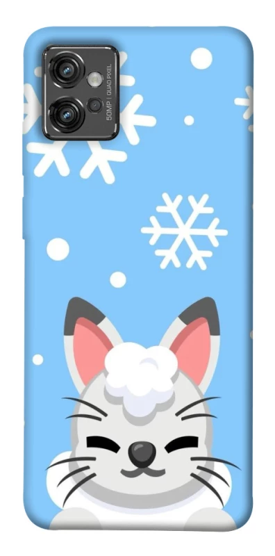 Чохол на Motorola Moto G32 Adopt Me Snow Kitty Smile фото 1 з 1