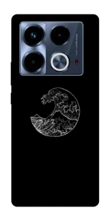 Чохол на Infinix Note 40 4G Black tsunami фото 1 Чохол на Infinix Note 40 4G Black tsunami фото 1 з 1