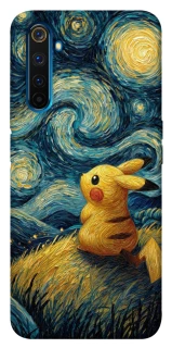 Чохол на Realme 6 Pro Pikachu and Van Gogh фото 1 з 1
