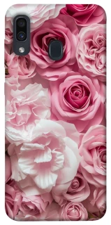 Чохол на Samsung Galaxy A20 / A30 Рожеві Квіти фото 1 з 1