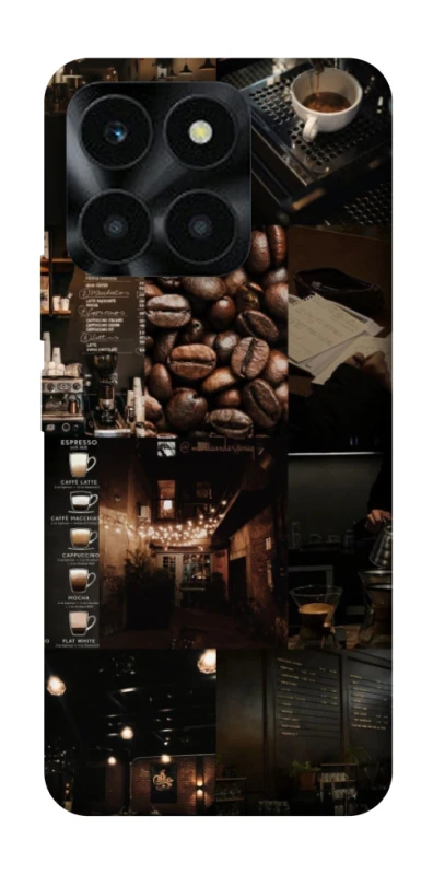 Чохол на Huawei Honor X6a Coffee collage ver.1 фото 1 з 1