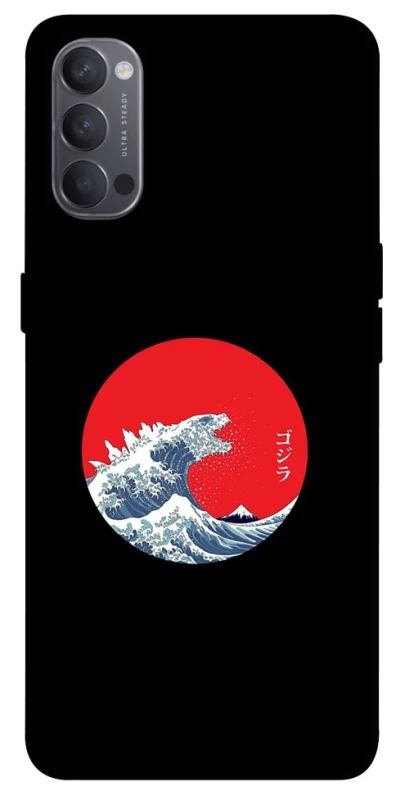 Чехол на Oppo Reno 4 Волны Японии фото 1 из 1