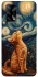 Чохол на Oppo A74 4G van gogh cat фото 1 з 1