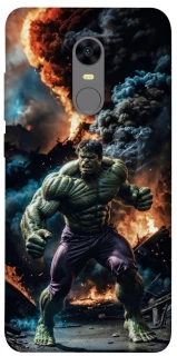 Чехол на Xiaomi Redmi 5 Plus / Redmi Note 5 (Single Camera) Hulk v2 фото 1 из 1