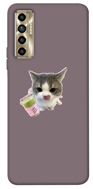 Чохол на TECNO Camon 17P cat matcha фото 1 з 1