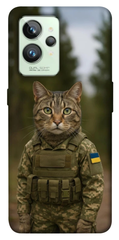 Чохол на Realme GT2 Кіт захисник фото 1 з 1