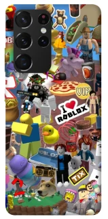 Чохол на Samsung Galaxy S21 Ultra Roblox collage ver.5 фото 1 з 1