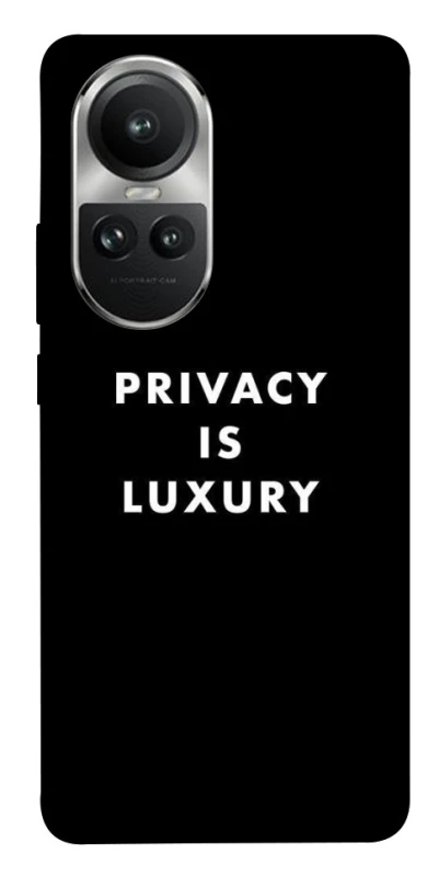 Чохол на Oppo Reno 10 Privacy is luxury фото 1 з 1