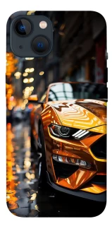 Чохол на Apple iPhone 13 (6.1") Golden sports car фото 1 з 1