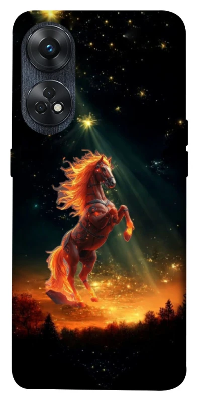 Чохол на Oppo Reno 8T 4G Red Fire Horse ver.2 фото 1 з 1