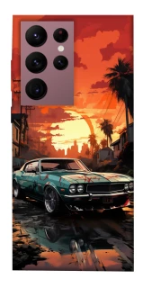 Чехол на Samsung Galaxy S22 Ultra Car at sunset фото 1 из 1