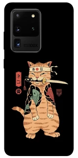 Чехол на Samsung Galaxy S20 Ultra Кот-самурай фото 1 из 1