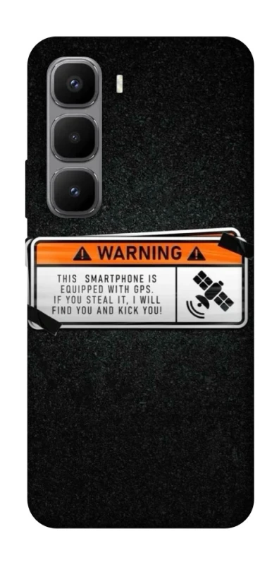 Чехол на Infinix Hot 60 Pro+ Warning фото 1 из 1