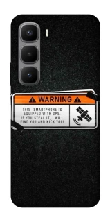 Чехол на Infinix Hot 60 Pro+ Warning фото 1 из 1