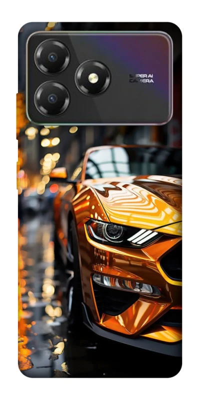 Чохол на ZTE Blade A36 Golden sports car фото 1 з 1