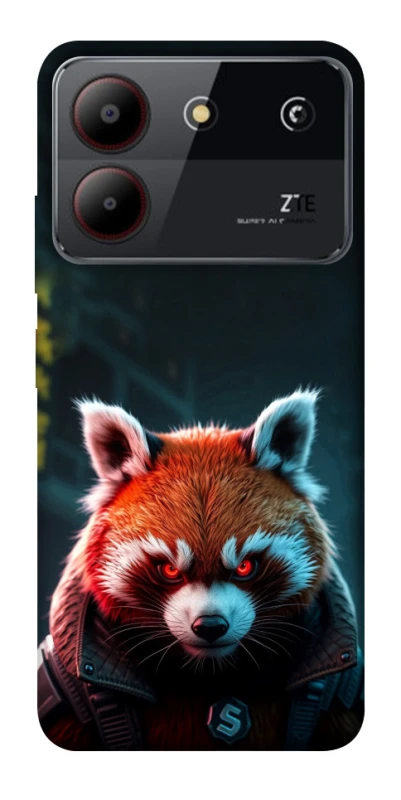 Чохол на ZTE Blade A54 4G Cyber Red Panda фото 1 з 1